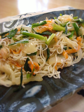 沖縄料理☆そーめんチャンプルー☆